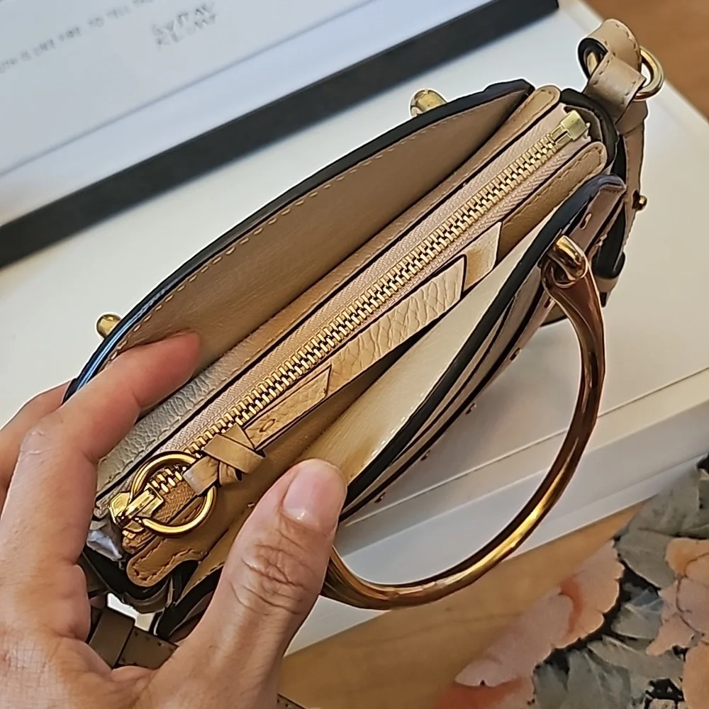 CHLOÉ Pixie Round Leather Crossbody Bag AUTHENTIC - Picture 7 of 16